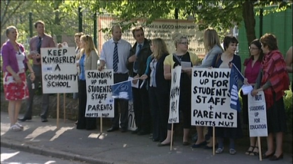 The last strike by teachers was on the 29th of May