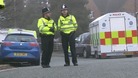 The scene of the siege on Perry Hill Road in Oldbury