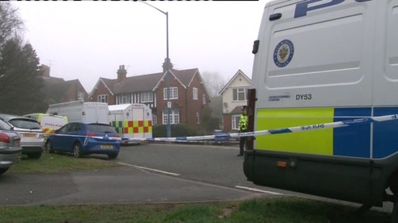 Roads have been cordoned off while the siege was taking place