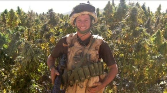 Lance Corporal Steffan Coobes in Afghanistan