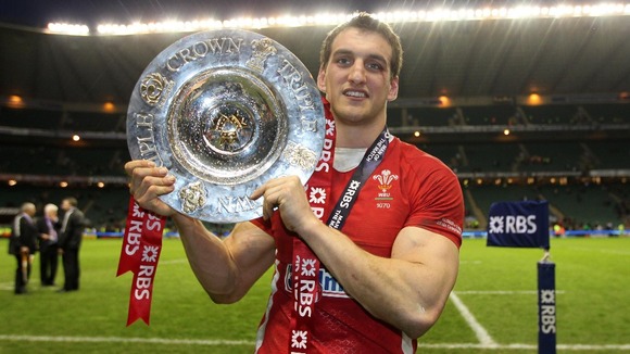 Sam Warburton holds the Triple Crown