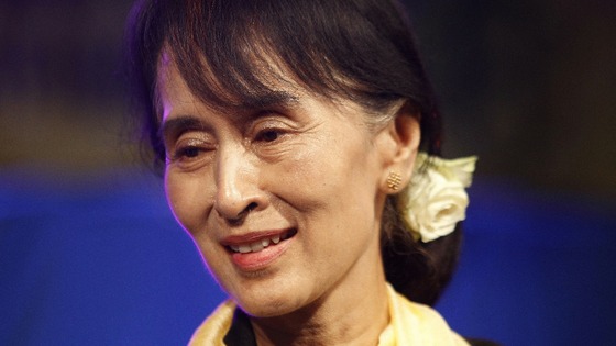 Burma's pro-democracy leader Aung San Suu Kyi 