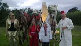 Mr and Mrs Fossett say their camels are part of the family
