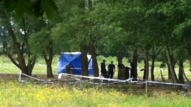 Police dig in parkland close to Coventry