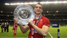 Sam Warburton with the Triple Crown