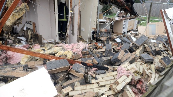Bungalow explosion