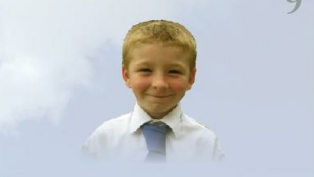 John Simon David Philpott, 9, who was killed in a house fire in Derby.