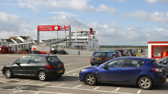 Festivalgoers, commuters and holidaymakers cue in Southampton.