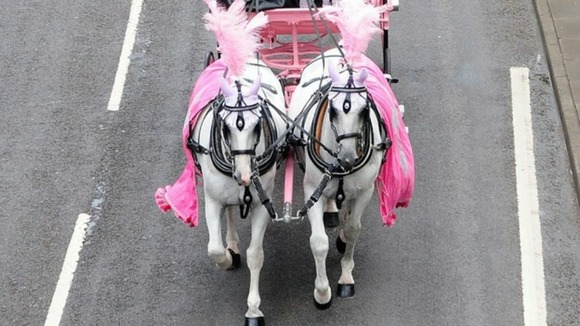 The hearse carrying the body of Jade Philpott led the cortege