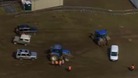 Cars being towed