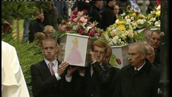 A princess painted onto Jade's coffin, followed by Jayden who had a dinosaur
