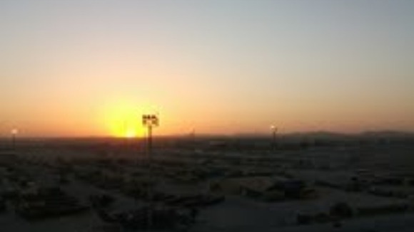 Sunset over Bastion