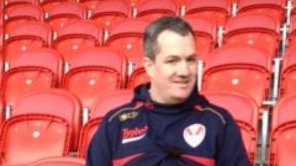 Mike Rush sits in Langtree Park