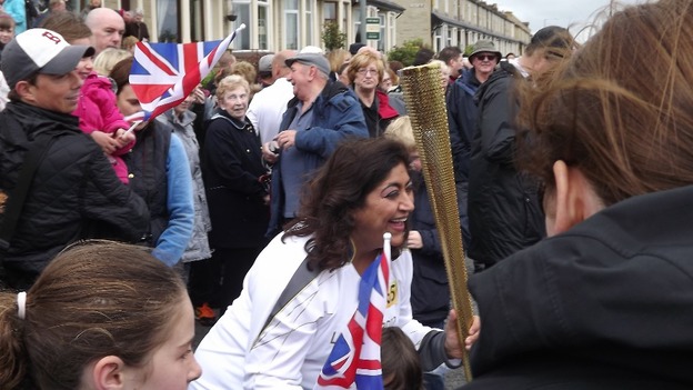 Olympic torch parade