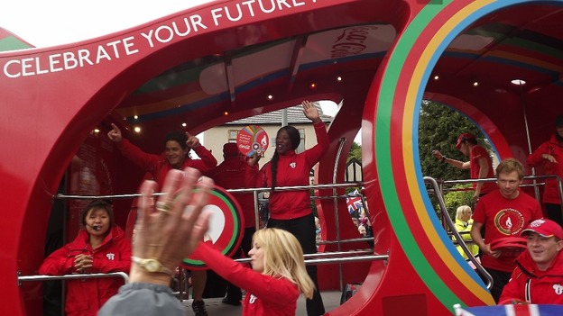 Olympic torch parade