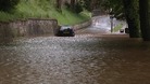 Flooded car
