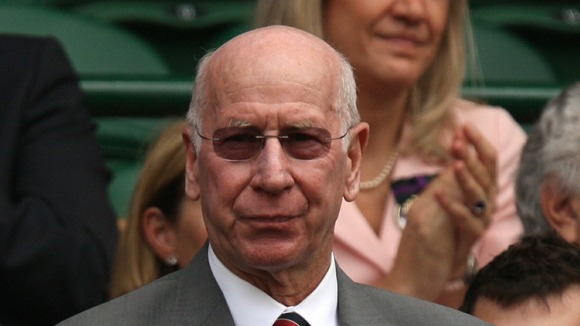 World Cup winner Sir Bobby Charlton will carry the Olympic flame on Sunday.