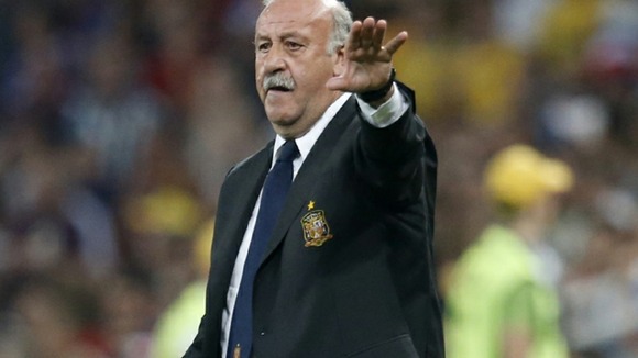 Spain manager Vicente del Bosque.