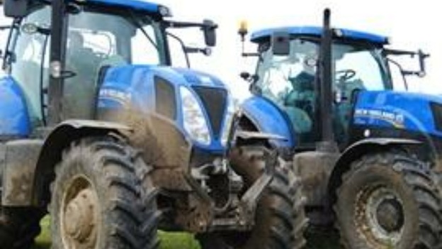 Picture of tractors released by organisers