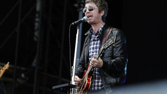 Noel Gallagher performs on the Isle of Wight