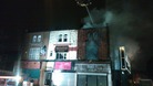 Firefighters tackle blaze