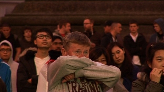 Fan covers face