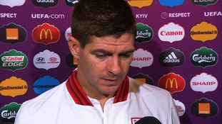 England captain Steven Gerrard.