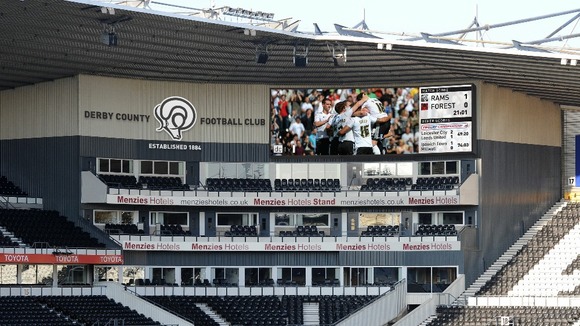 What the screen could look like inside Pride Park