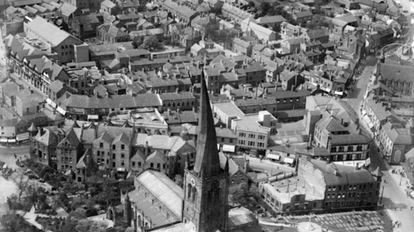St Mary and All Saints Church, Chesterfield. Apr 1928.