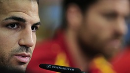 Spain midfielder Cesc Fabregas.