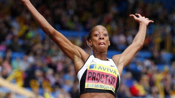 Birmingham's Shara Procter set a British record