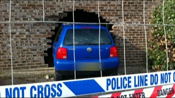 Car crashes into house - Colin N