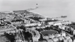 b/w Folkestone Aerofilms