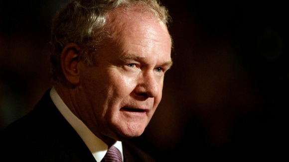 Northern Ireland Deputy First Minister and ex-IRA commander Martin McGuinness