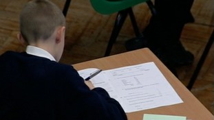 school children walking