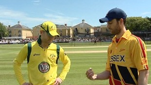 Clarke wins the toss