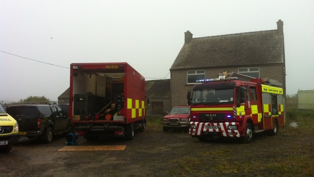 Emergency Services at the scene