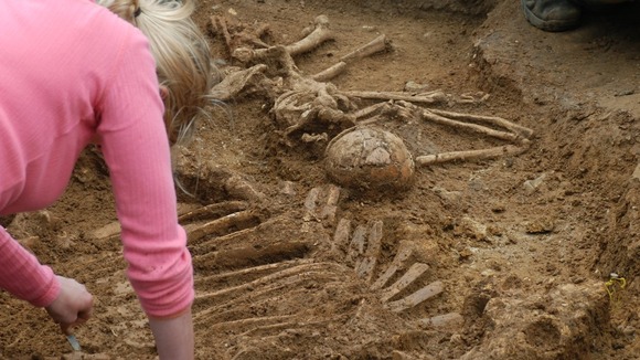 Anglo-Saxon burial site
