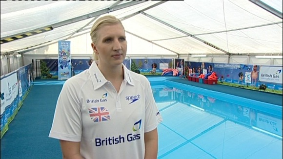 Rebecca Adlington will be hoping to retain her Olympic swimming titles that she won in Beijing