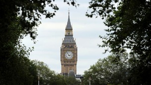 "The Elizabeth Tower" which houses the famous Big Ben