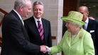 The Queen publicly shakes hands with Martin McGuinness
