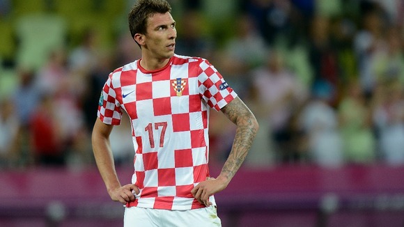 Croatia striker Mario Mandzukic.