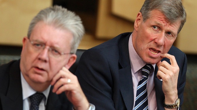 Justice Secretary Kenny MacAskill and Eduction Secretary Michael Russell have lost their jobs
