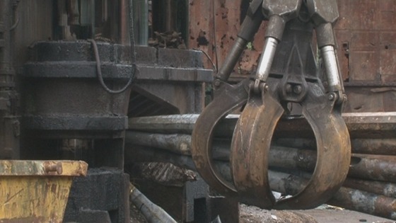 Scrap metal yard