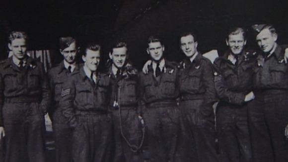 Members of the Bomber Command who will be honoured by the Queen tomorrow