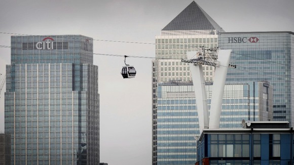 The cable car is known as the Emirates Air Line.