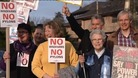 Campaigners celebrating