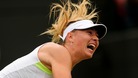 Russia's Maria Sharapova in action against Bulgaria's Tsvetana Pironkova