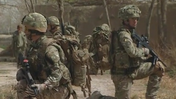 British troops are away from home for up to six months at a time