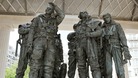 The Bomber Command Memorial in Green Park, London which was unveiled by Queen Elizabeth II today.